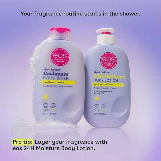 eos Shea Better Body Lotion + Body Wash, Vanilla Cashmere