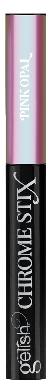 Gelish Chrome Stix, Chrome Nail Powder, Nail Art for Stunning Metallic Finish, Long-Lasting, Easy Application, Perfect for Professional and At-Home Use (Pink Opal, 0.5g)