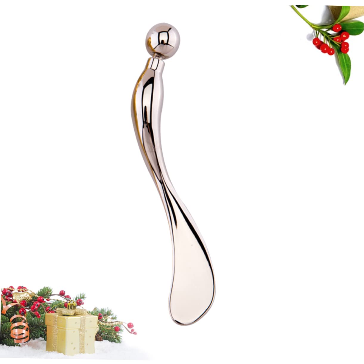 eye massage tool Anti Wrinkle Eye stick Dark Circle Remover Massager Eye Cream Wand eye Massage Sticks Eye Cream Applicator anti aging eye Massager Facial Mask Spoon fish shape