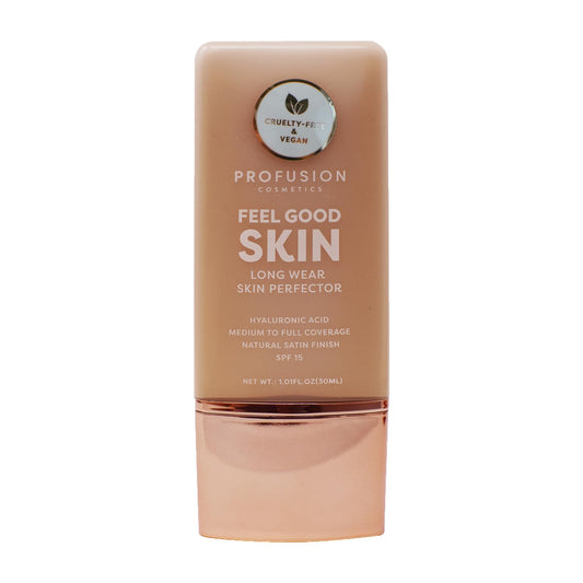 Profusion Cosmetics Lightweight Liquid Foundation for a Flawless and Elegant Radiance, Breathable Makeup for Improves Uneven Skin Tone, Cruelty-Free - Medium 3