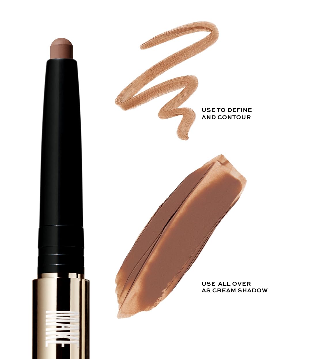 MAKE Beauty Eye Shaping Stylo - Cream Eyeshadow Stick. 4-in-1 Shape, Define, Contour, and Shade Eye Shadow for Versatile Makeup Looks. Long-Lasting Creamy Formula. Shade - Latitude