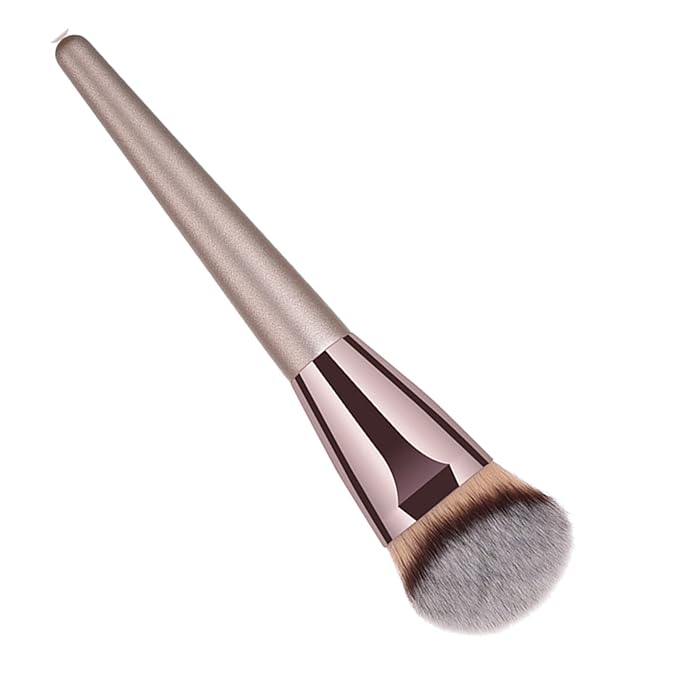Professional Angled Foundation Brush Premium Synthetic Kabuki Makeup Brush Bronzer Contour Brush Cosmetic Applicator for Blending Liquid Powder BB Cream Vegan Brochas de Maquillaje