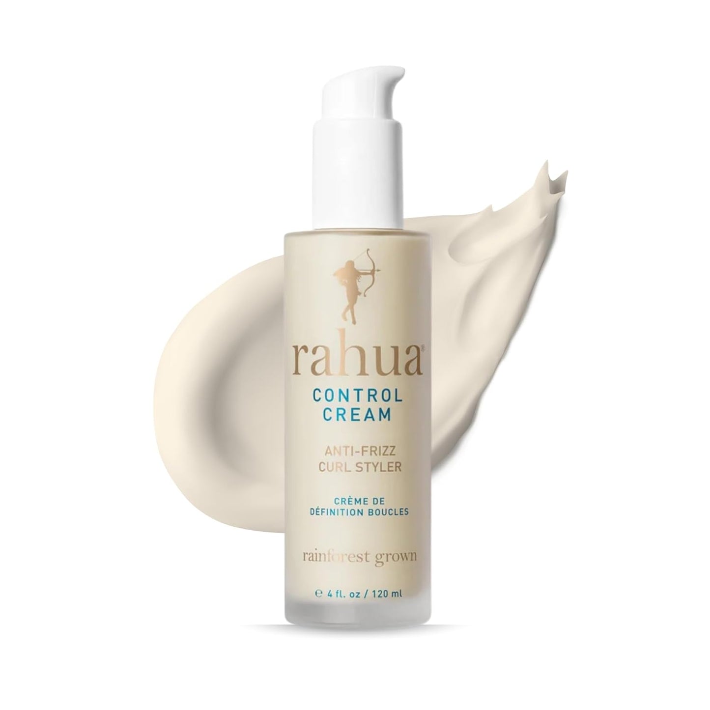 Rahua Control Curl Cream Styler 4 Fl Oz Anti Frizz Hair Styling Cream with Shea Butter for Soft, Defined Curls, Adds Texture, Shine, and Bounce, Nourishing Naturally Infused, Plant Powered Ingredients