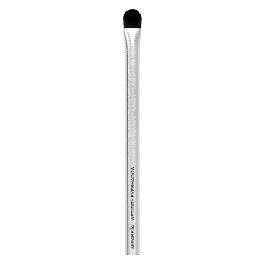 Mirabella Wet & Dry Eyeshadow Brush, Premium Professional Makeup Brush Collection, Cruelty-Free Synthetic Bristle Brush, Hand-Sculpted Brushed Aluminum Handle, Luxury Blending Brush for Makeup