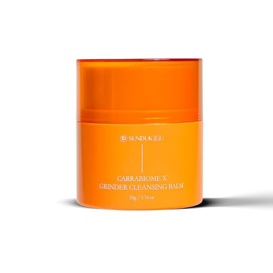 Grinder Cleansing Balm Korean Makeup Remover Hydrating Facial Wash for All Skin Types Sorbet texture 1.76 Ounce (Pack of 1)