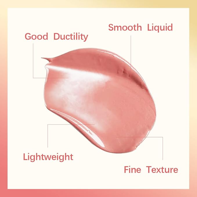 MEICOLY Matte Dewy Liquid Blush,Super Natural Cream Blush Stick for Cheeks,Silky Smooth Soft Pinch Long-Lasting Waterproof and Sweat proof Blush Makeup,Cruelty-Free,03,Hope,Cheery