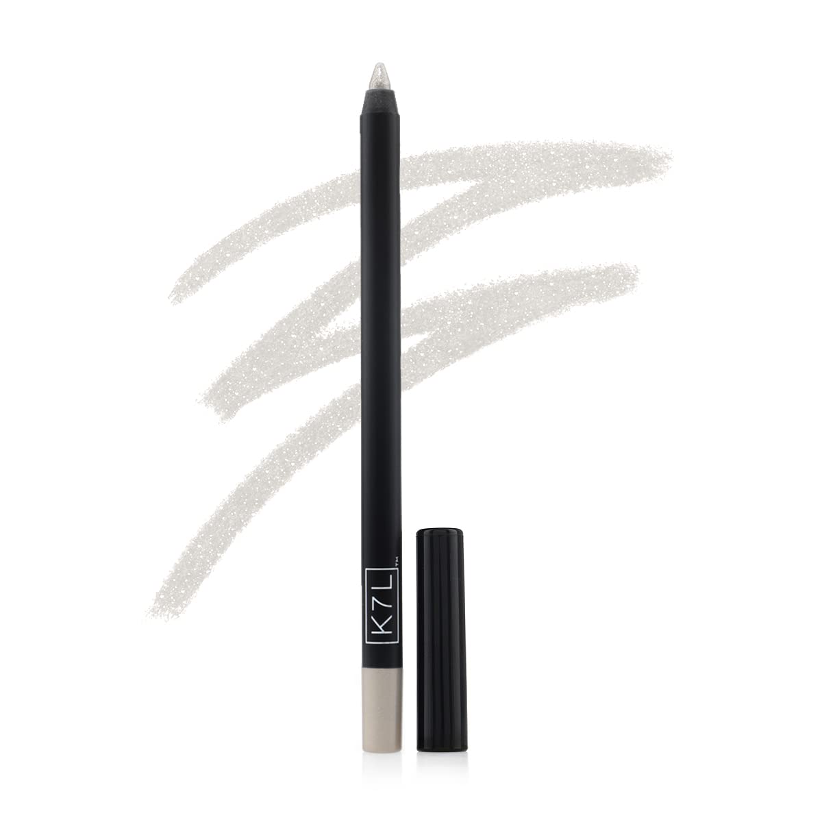 K7L Silver Shimmer Eyeliner Cosmetics - Waterproof Eyeliner Pencil - Disco