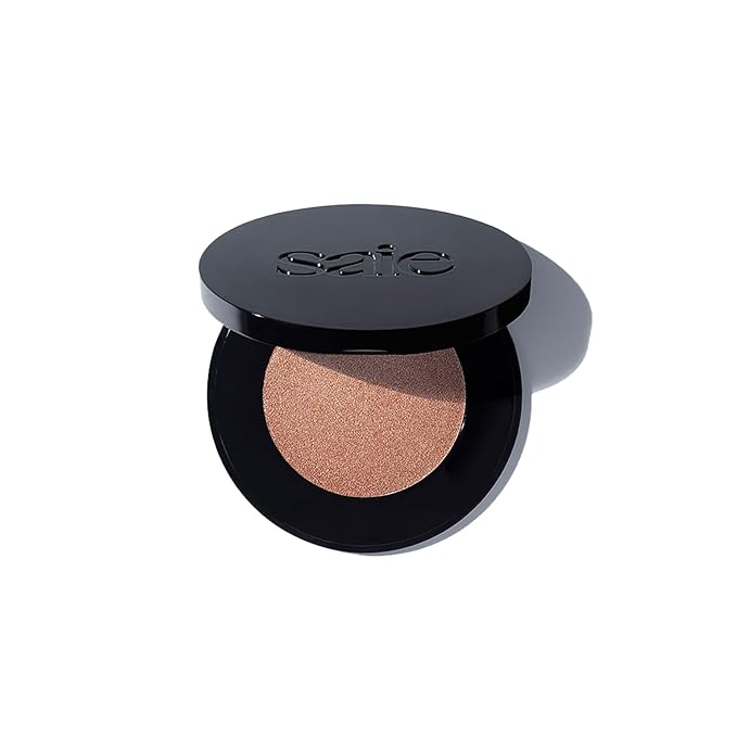 Saie Glow Sculpt Multi-Use Highlighter + Cream Blush - Lightweight with Hyaluronic Acid + Micropearl for Radiant, Glowing Skin - Quartzglow (.02 oz)