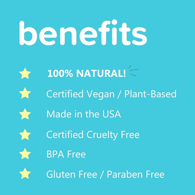 Crazy Rumors Blueberry Lemon Lip Balm. 100% Natural, Vegan, Plant-Based, Made in USA (1-Pack)