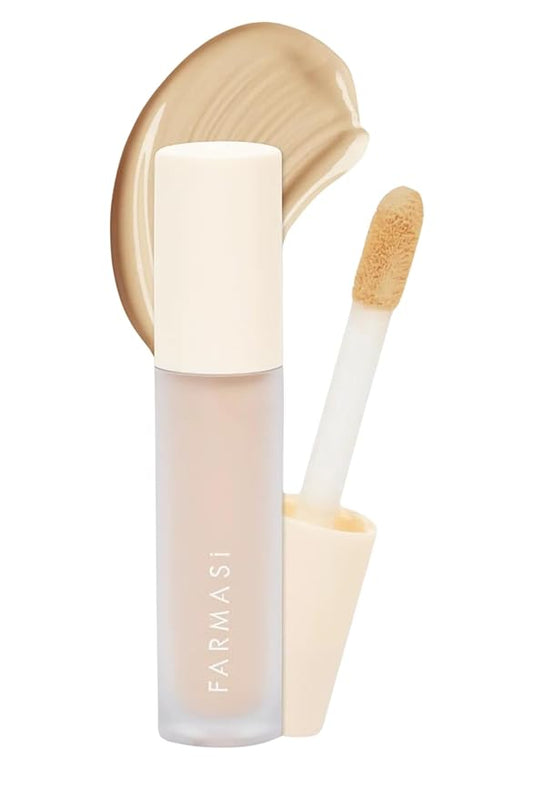 FARMASI Vfx Pro Liquid Concealer Makeup, All-in-one Full Coverage, Highly Pigmented Concealer for All Skin Type, Hide Shadows & Imperfections, Enhance Skin Fullness Foundation Concealer 0,24 Fl Oz N05