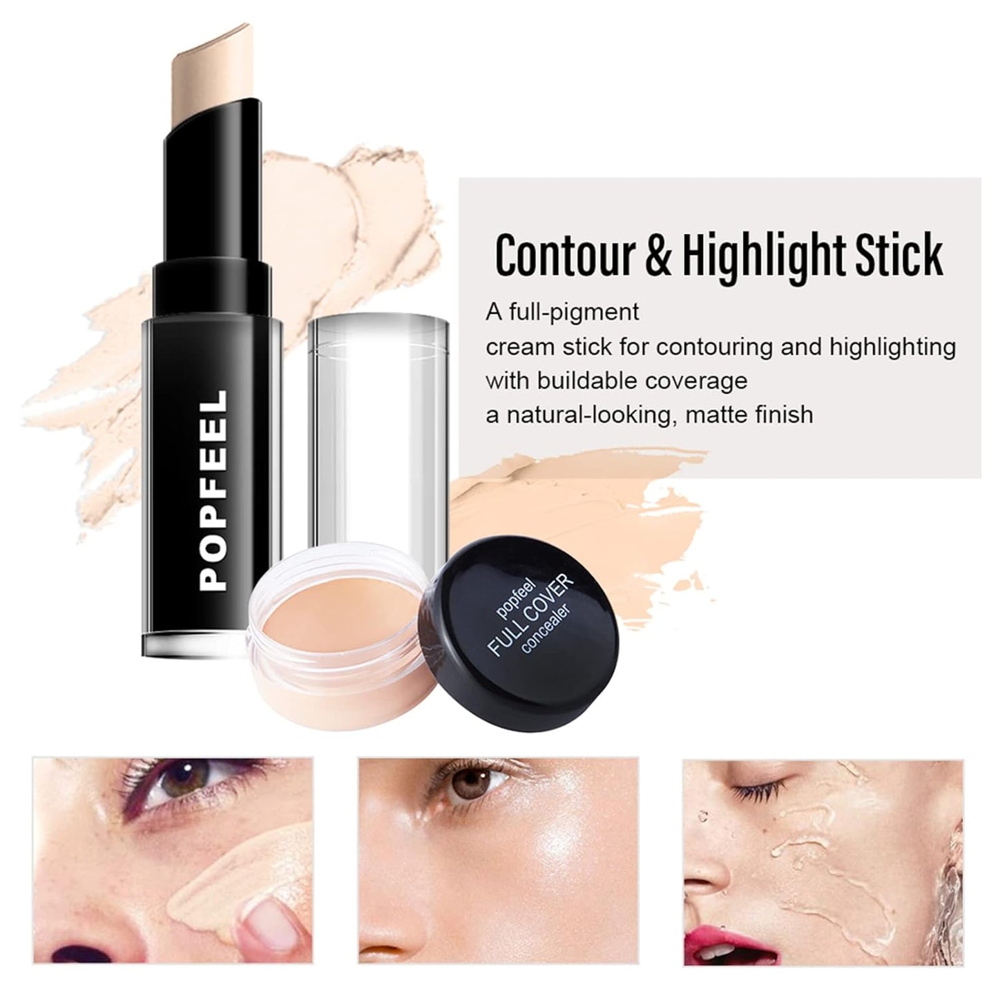 All-in-one Holiday Make up Gift Set | Makeup Kit for Women Full Kit Essential Starter Bundle Include Eyeshadow Palette Lipstick Blush Foundation Concealer Face Powder Mascara Lipgloss Brush