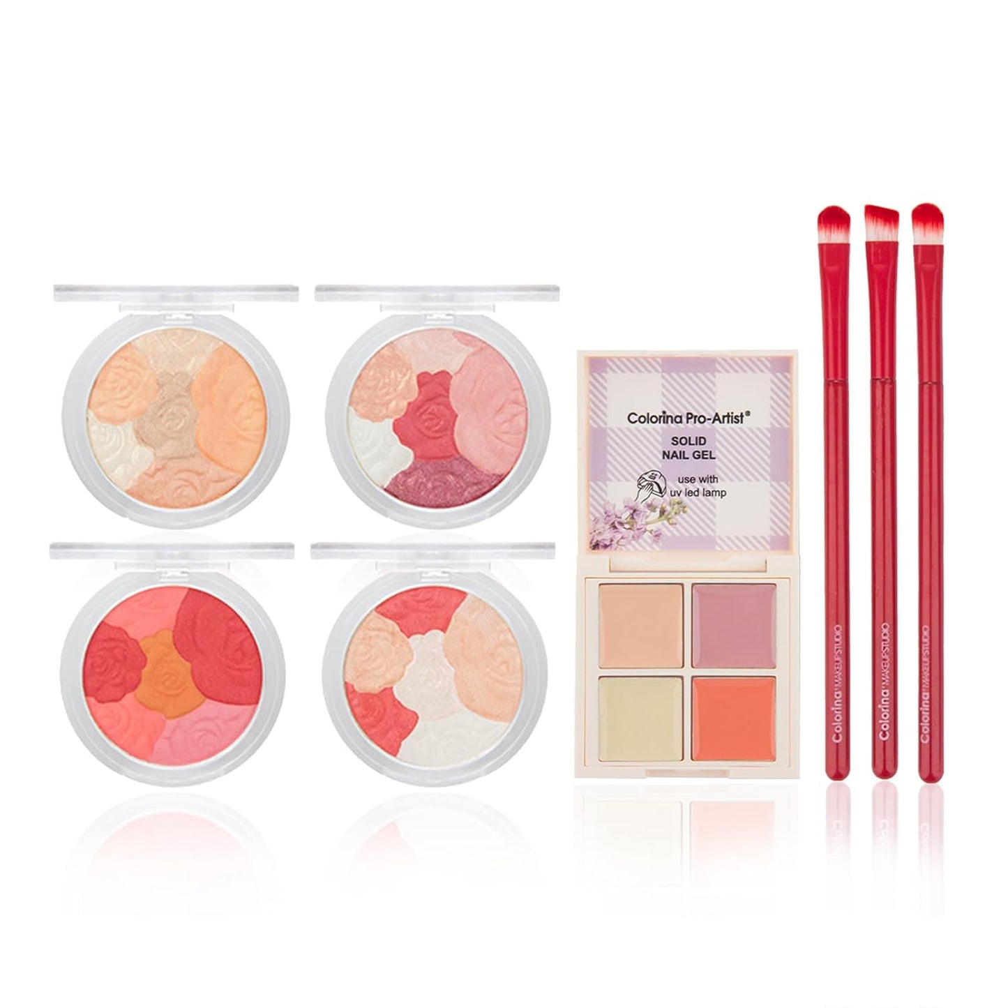 All in One Professional Makeup Kit for Women Girls Holiday Makeup Gift Sets Xmas Essential Bundle Include Eyeshadow Palette Lipstick Blush Concealer Eyeliner Mascara Brush Eyebrow Pencil