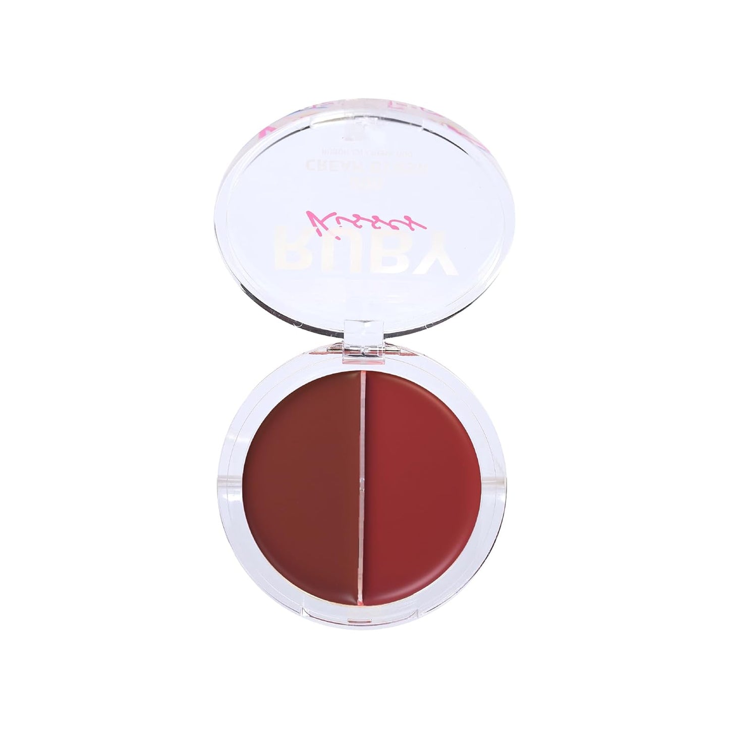 Ruby Kisses Duo Cream Blush, Smooth, Natural-Looking, Long-Lasting Face Makeup Blush for Cheeks, Lips, and Eyes, Buildable and Blendable, Infused with Green Tea, Aloe Vera Extract, and Hyaluronic Acid