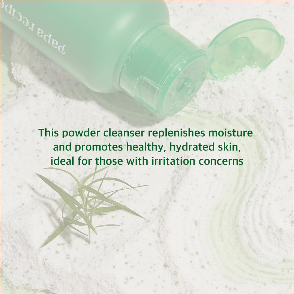 Papa Recipe Tea Tree Control Enzyme Powder Cleanser - Soft Exfoliating Facial Wash for Sensitive Skin (50g, 1.72oz) - Korean Skincare for Soothing, Balancing skin's moisture and oil level