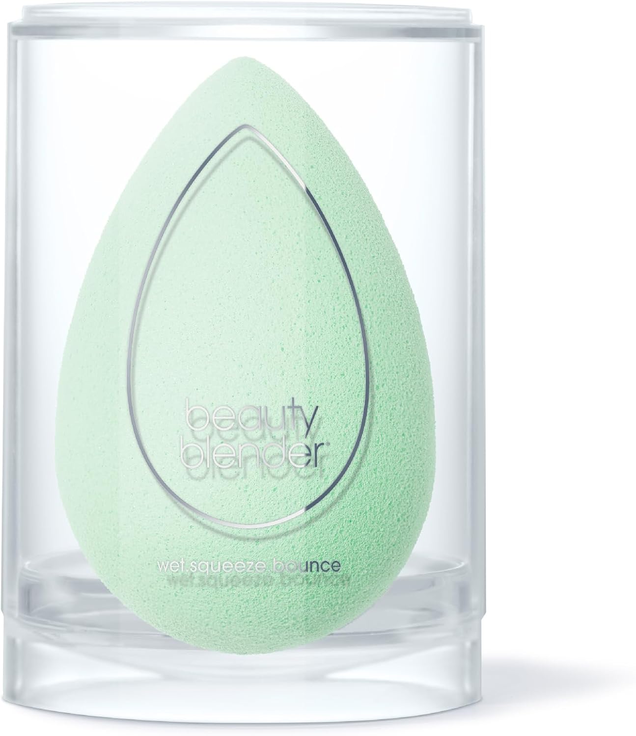 Beautyblender® | Mint Beauty Blender Makeup Sponge, Super-Soft Foam Easily Blends Foundations, Powders & Creams, Made in USA, Reusable, Washable, Streak Free Application, Vegan, Cruelty Free