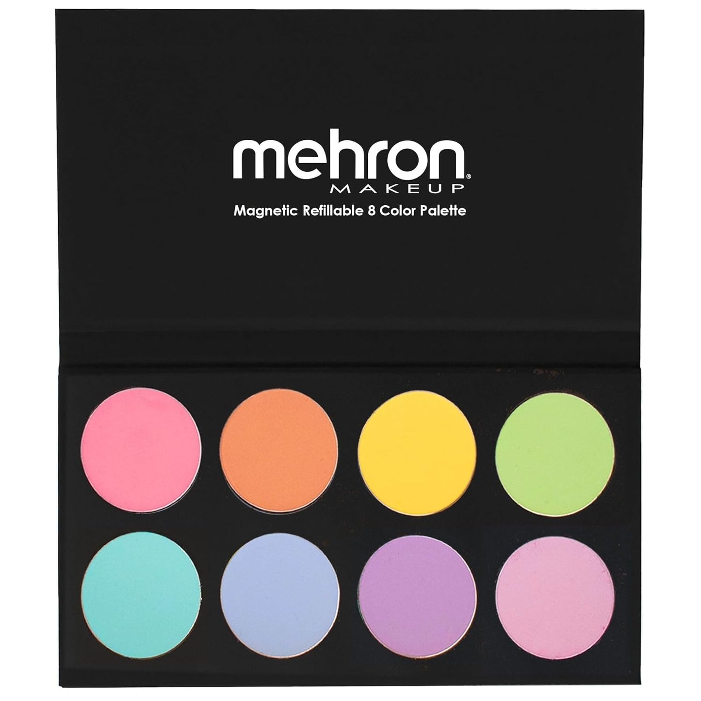 Mehron Makeup Paradise Makeup FX 8 Color Pastel Palette | Magnetic Refillable Body Paint & Face Paint Palette | Professional & Water Activated | Costumes, SFX, Halloween, & Cosplay
