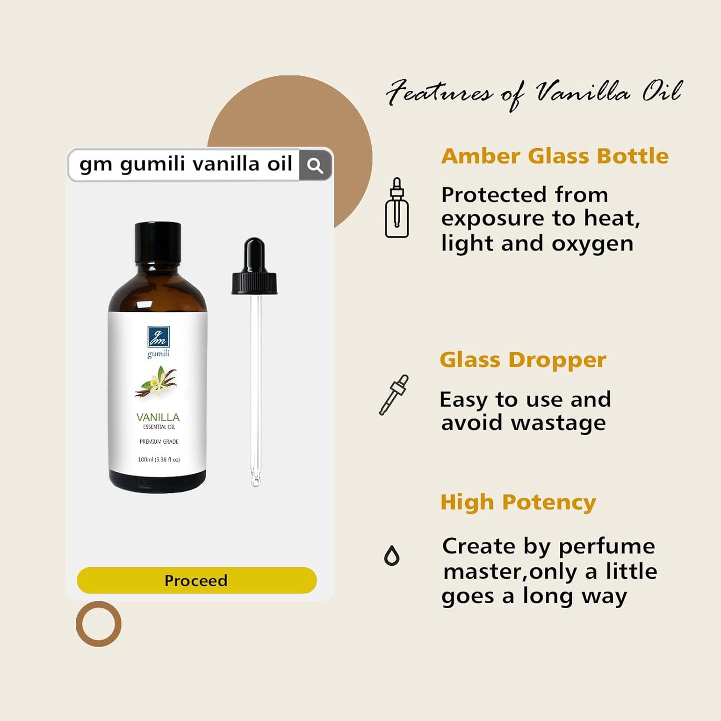 Vanilla Essential Oil 200ML, Natural Vanilla Oil Scented Oils for Aromatherapy & Diffuser-100ML(Pack of 2)