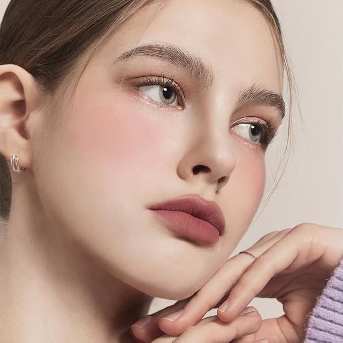 Dasique Blending Mood Cheek #05 Violet Knit l Vegan, Cruelty-Free l 4 Blendable Shades in Lightweight, Long-lasting, Smooth Powder