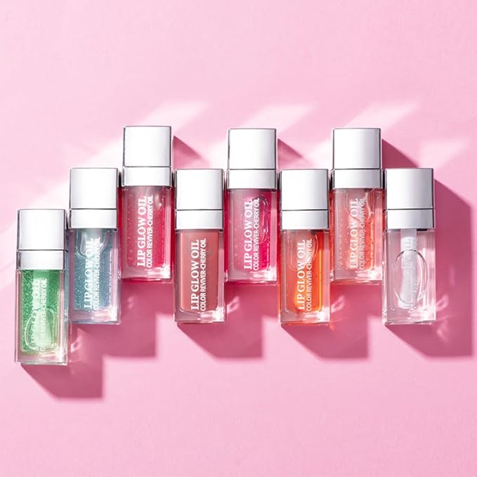 Hydrating Lip Glow Oil, Moisturizing Lip Glow Oil, Nourishing Glossy Transparent Lip Oil, Plumping Lip Oil, Lip Balm, Non-sticky Tinted Toot Lip Balm for Lip Care (PURPLE) 0.2 OZ