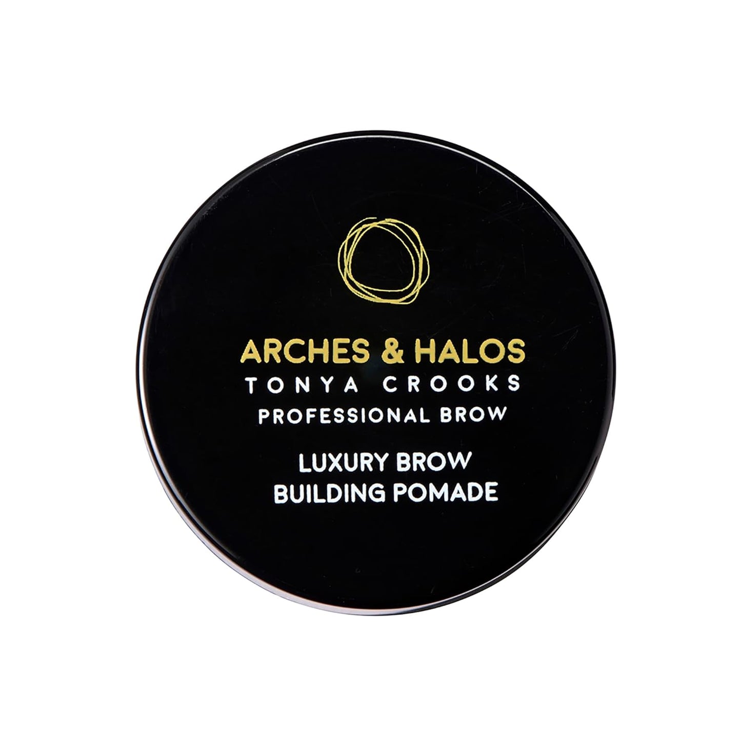 Arches and Halos Luxury Brow Building Pomade - Vegan Eyebrow Pomade - Creamy, Long Wearing Color for Clean, Defined Brows - Sunny Blonde - 0.1 oz