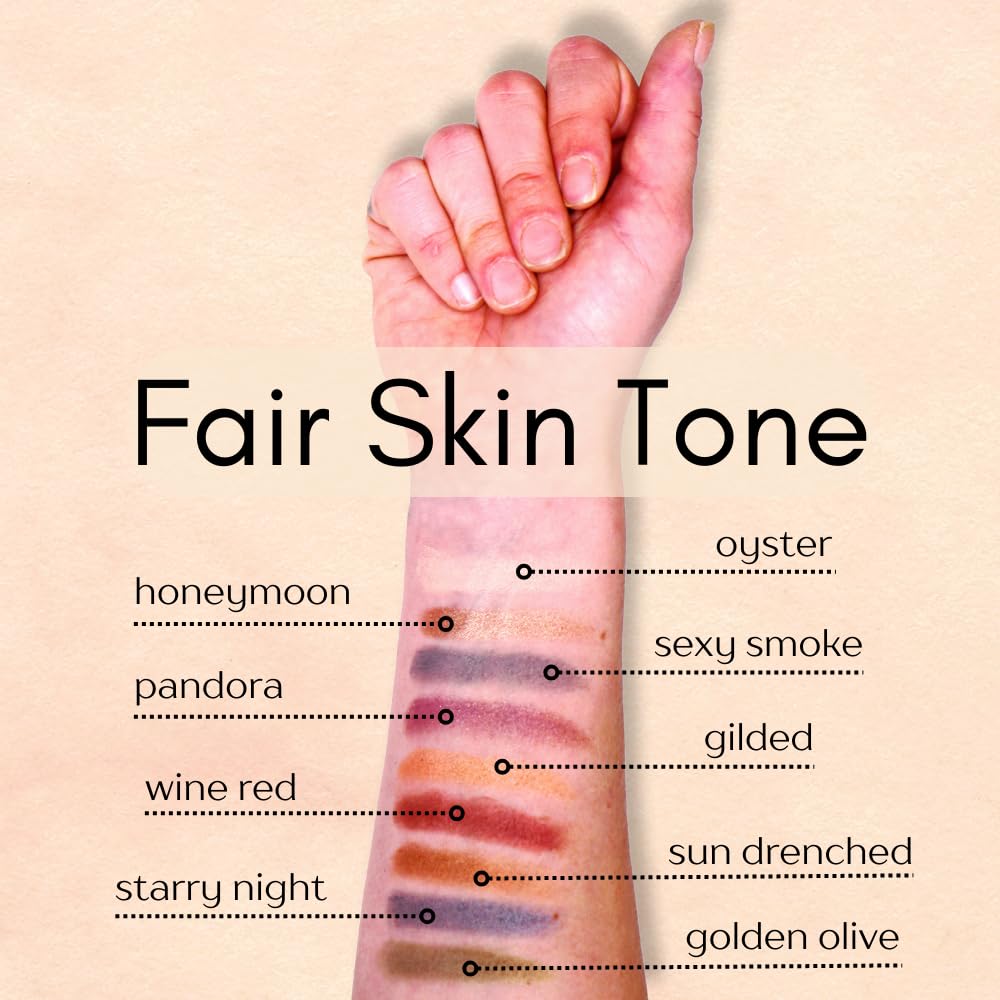 Pandora Purple Plum Dark Shimmering Eggplant Pressed Powder Single Vegan Eyeshadow; Talc, Paraben & Cruelty Free