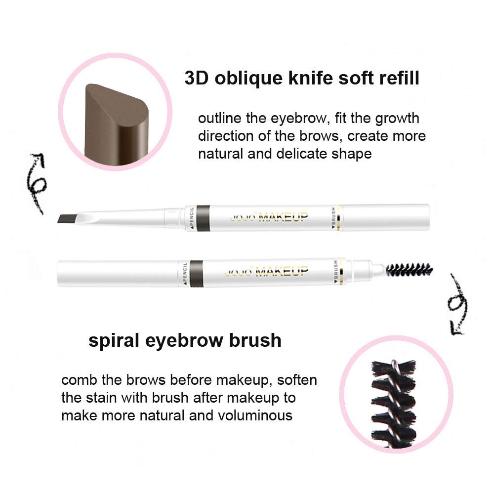 Eyebrow Stencil & Eyebrow Pencil, 30 Eyebrow Shaper Kit, Reusable Eyebrow Template With Strap & Eyebrow Razor, Waterproof Eyebrow Pen, 3 Minutes Makeup, Suitable for 98%