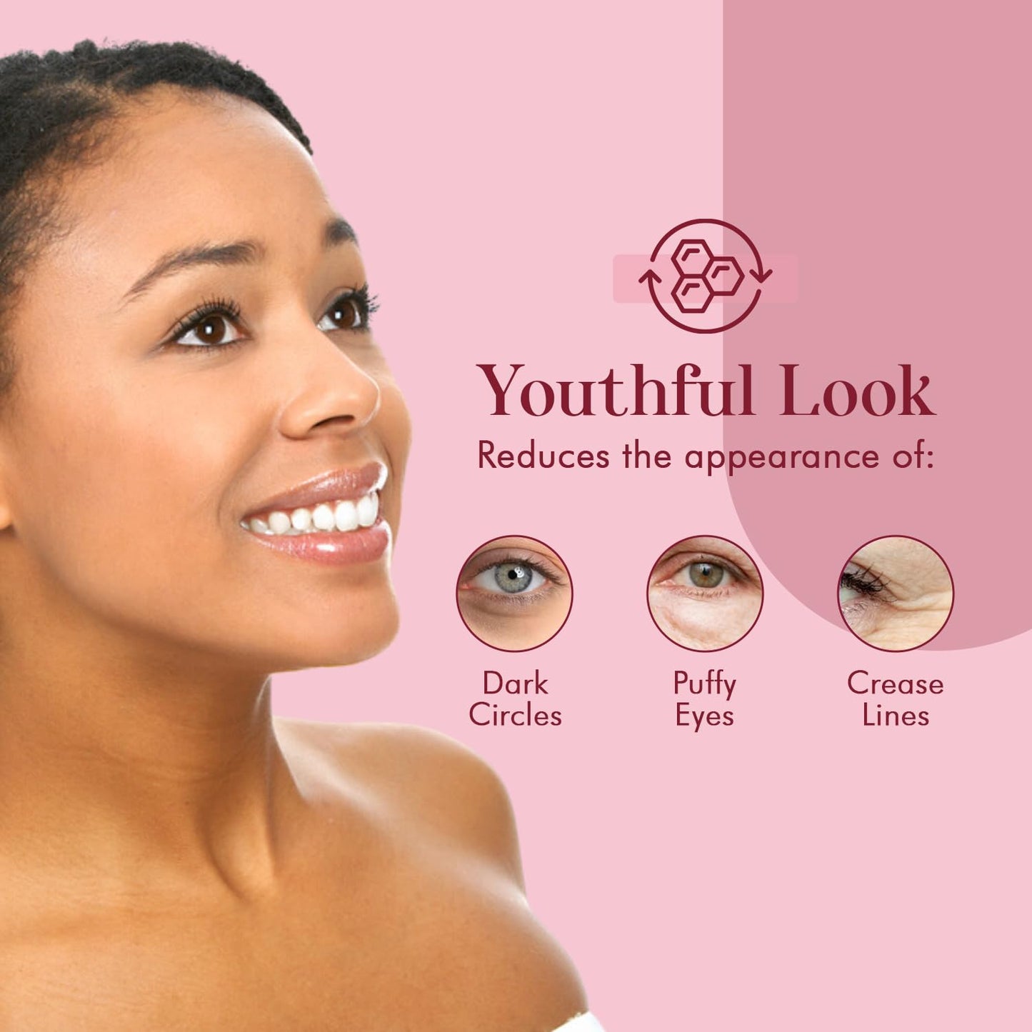 Retinol & Collagen Eye Cream - For Dark Circles and Puffiness, Moisturizing & Anti-Aging Under Eye Cream - Cruelty Free Korean Skin Care For All Skin Types - 1.01 OZ