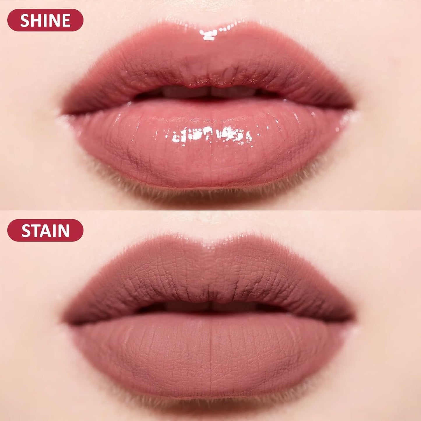 Dmsky Hydrating Glossy Lip Stain 6 Pack, Long-Lasting Lip Gloss Bulk Set, Lightweight Lip Tint with 6 Colors, Lip Gloss for Women and Girls Makeup