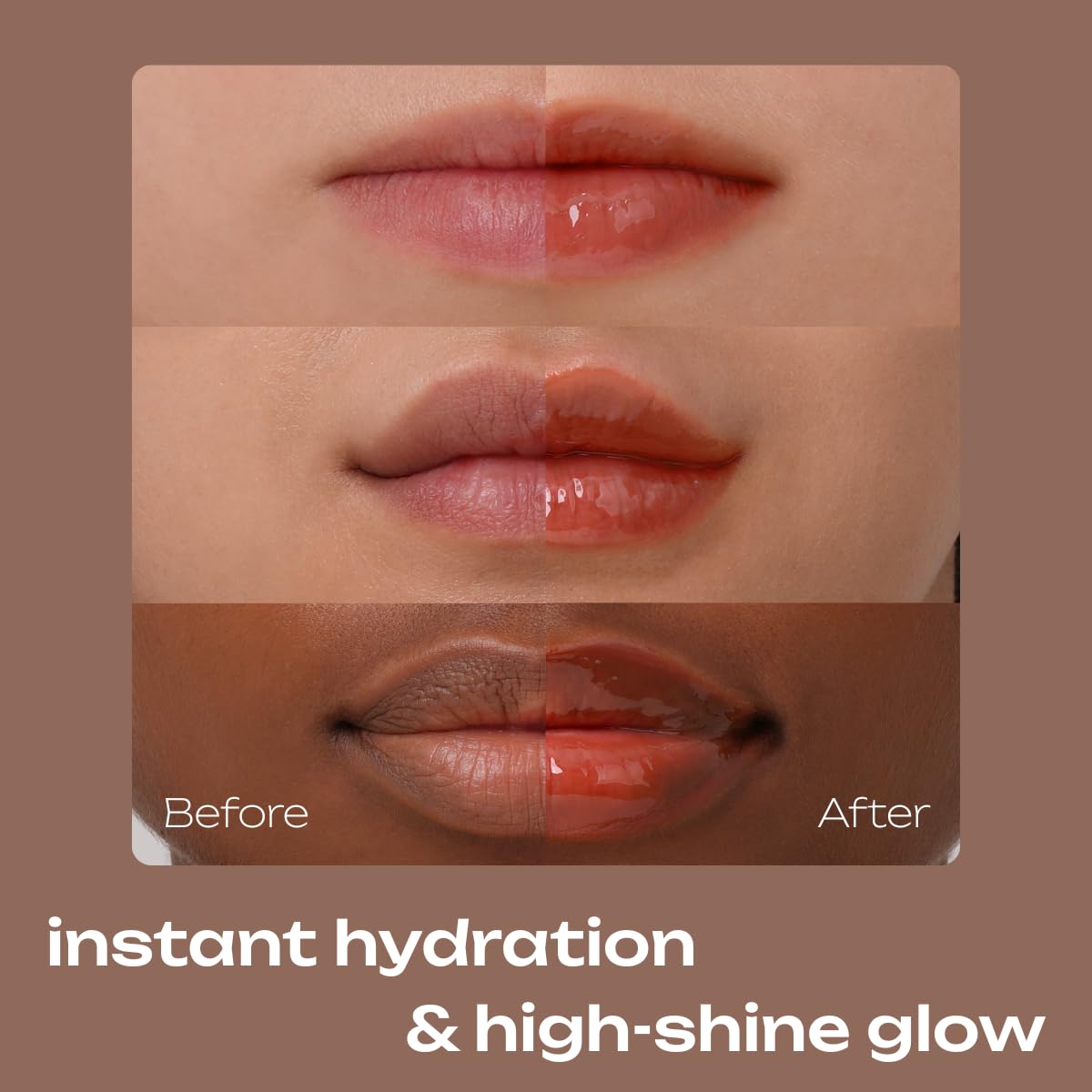 PDRN Tinted Lip Serum – High Gloss Ultra Hydrating Natural Glow, Non-Sticky Volumizing Color Glaze with Long-Lasting Shine, Nourishing Moisturizing Repair for Chapped Lips (0.34 oz)