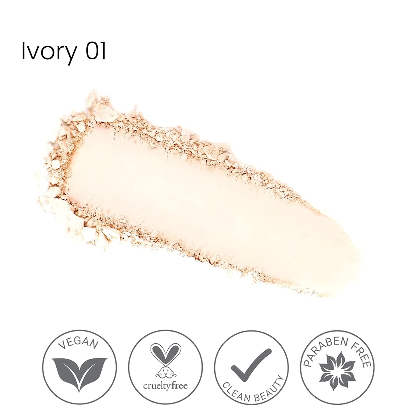 True + Luscious Sheer Halo Complexion Powder – Natural Matte Finish Foundation, Sheer to Medium Coverage – Clean, Vegan and Cruelty Free Powder Foundation – 0.32 oz