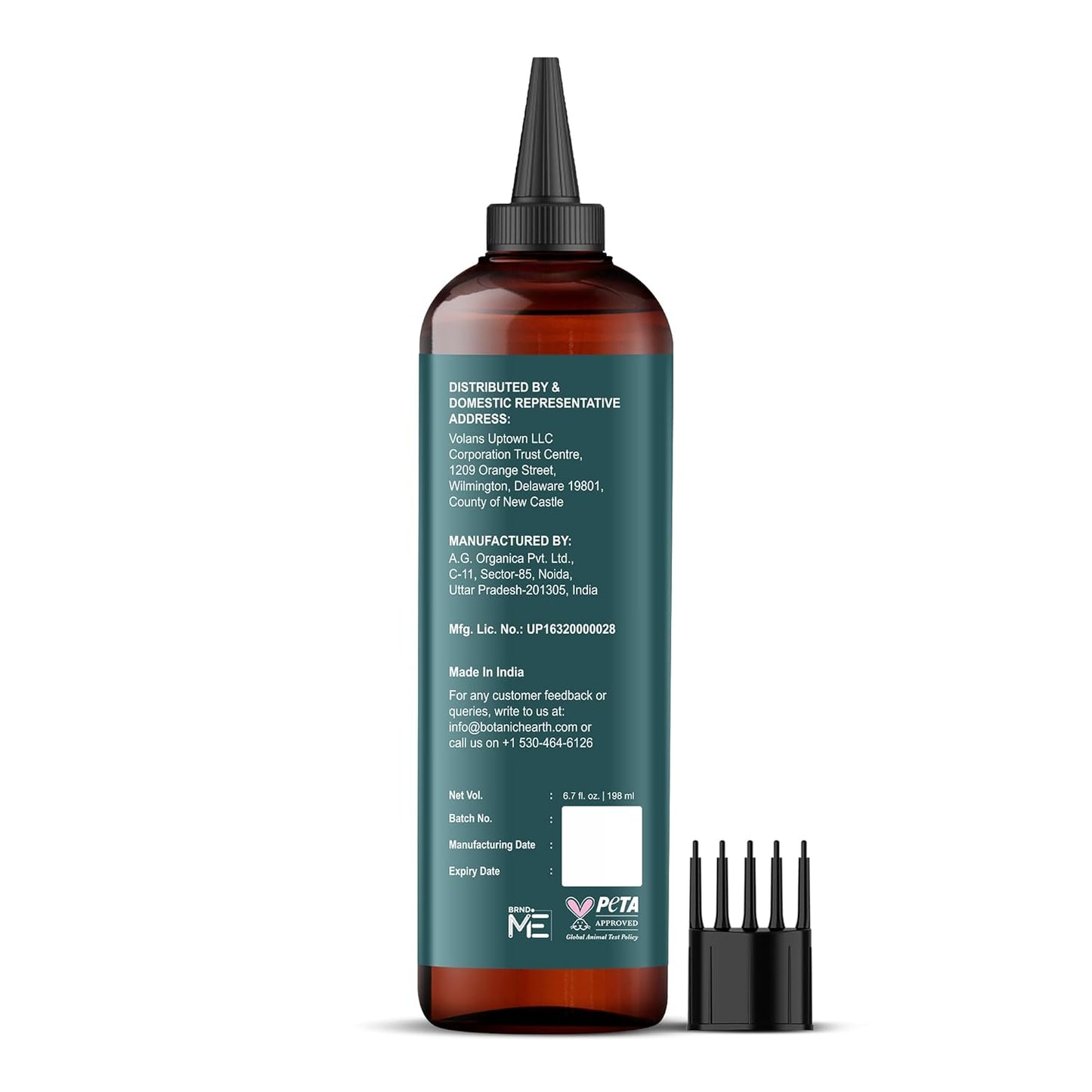 Botanic Hearth 100% Pure Pumpkin Seed Rosemary Oil For Hair Growth (6.7 fl oz)| Infused with Pumpkin, Rosemary, Castor | Hair Oil Repairs Dry Damaged Hair, Strengthening, Healthier Hair- Hair Tonic