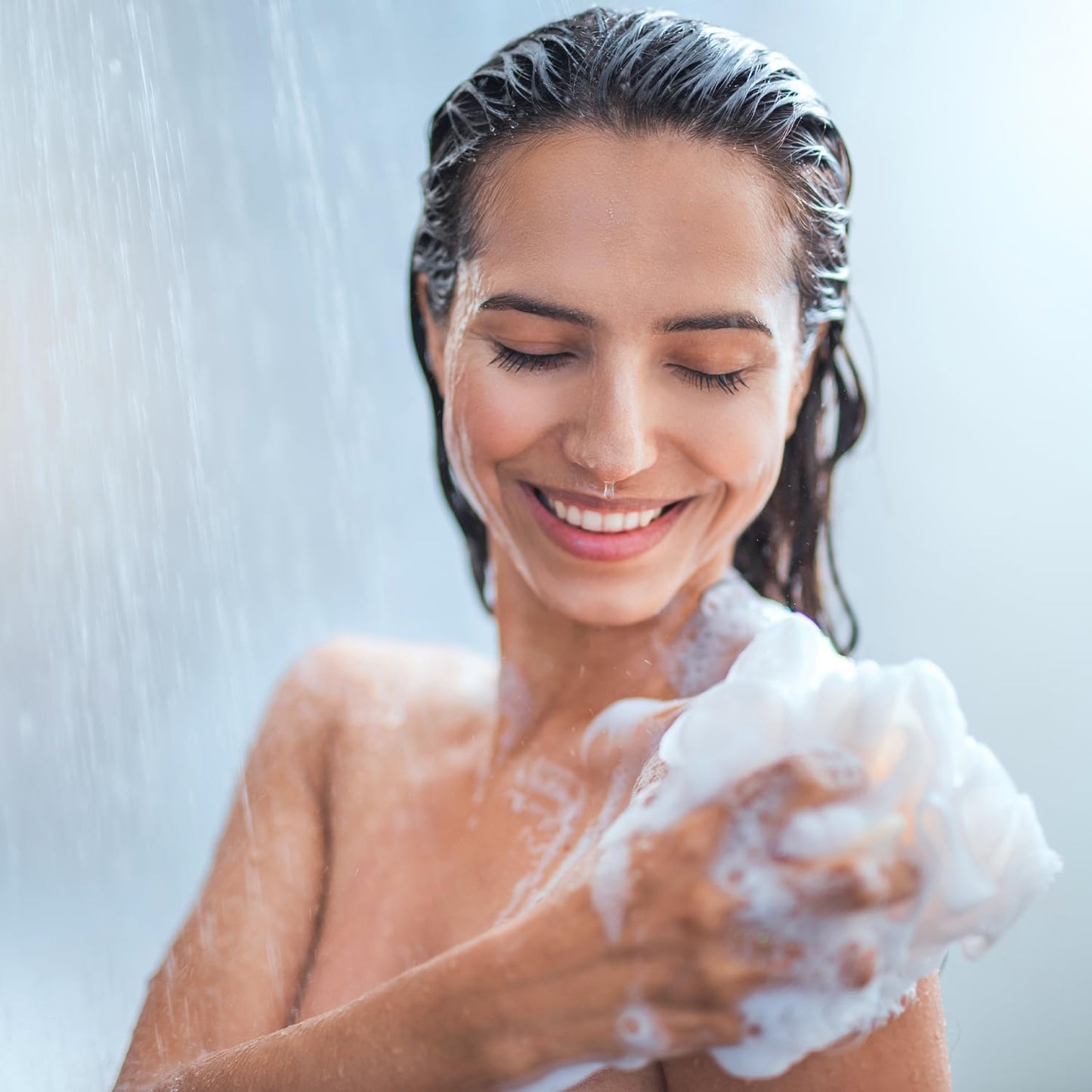 Amazon Basics Body Wash for Sensitive Skin, Hypoallergenic, Unscented, 22 fl oz (Pack of 2)