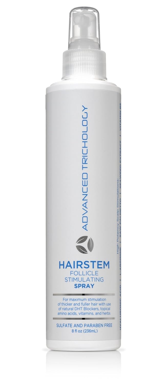 Advanced Trichology HairStem Follicle Stimulating Spray - Clinical Strength Hair Growth Stimulator - Biotin, Saw Palmetto, Hyaluronic Acid 8oz