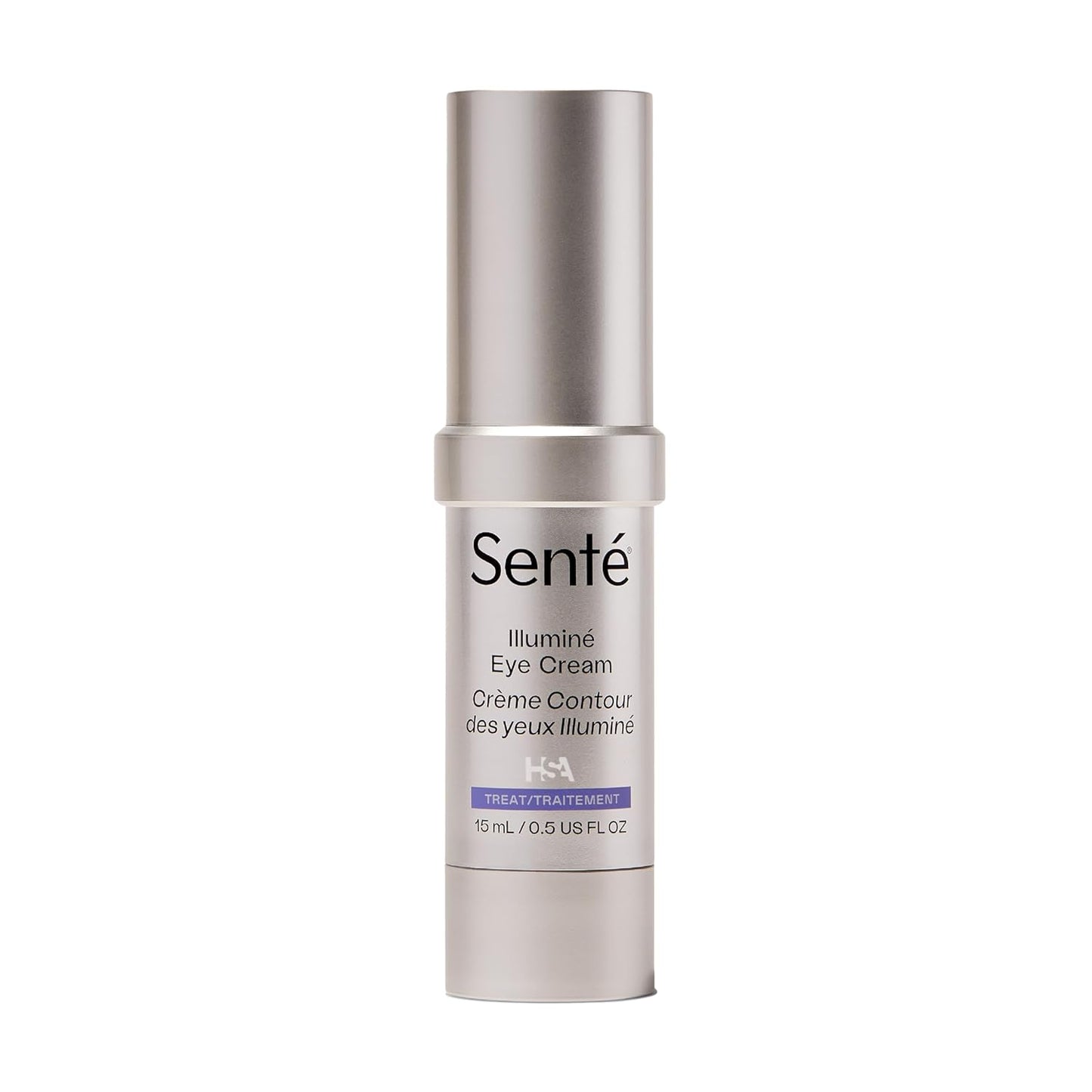Senté Illuminé Eye Cream | Diminish Dark Circles, Discoloration, Redness, and Puffiness Around The Eyes | with Patented HSA, Niacinamide and Peptides | 0.5 Oz