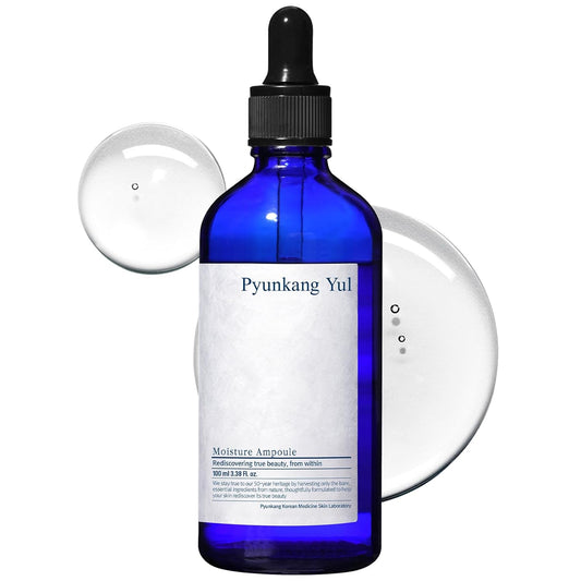 Pyunkang Yul PKY Moisture Ampoule - Korean Serum for Face - Making Moisture Barrier Maintaining the Skin Moisturized - Daily Face Moisturizer for Oily and Combination Skin Types - 3.4 Fl Oz