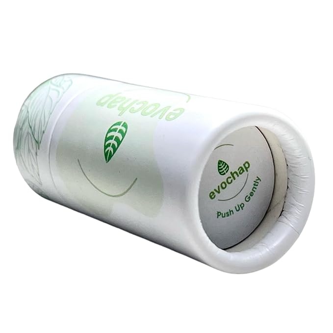 All Natural Luxury Lip Balm with Keychain Bundle - Moisturizing For Smooth and Soft Lips - Pure Ingredients, Eco-Friendly - Hydrates Dry and Chapped Lips - Push Up Paper Tube, Mint Flavor