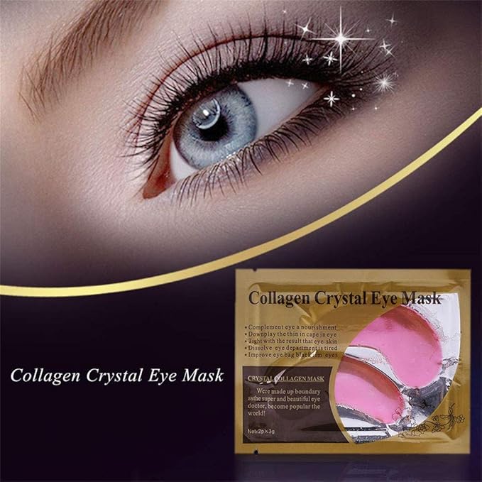 Under Eye Patches - 30 Pairs Collagen Eye Mask Eye Patches for Puffy Eyes and Dark Circles, Anti Aging Moisturizing Gel Eye Pads Under Eye Mask, Pink