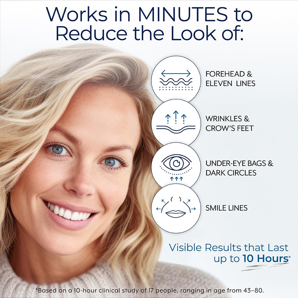 Plexaderm Rapid Reduction Eye Serum Pods - Advanced Formula - Anti Aging Serum Visibly Reduces Under Eye Bags, Wrinkles, Dark Circles, Fine Lines & Crow's Feet Instantly