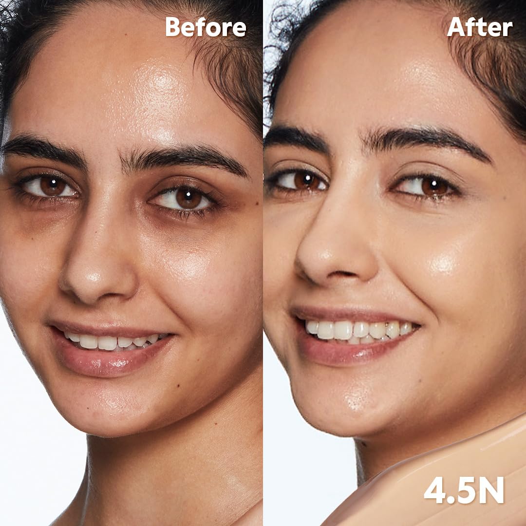 TIRTIR Glide&Hide Blurring Concealer - Creamy texture, Conceals dark circles and wrinkles, Dual formula (liquid tip & balm stick), Long-lasting wear, Korean Makeup, #9N, 0.28 Oz