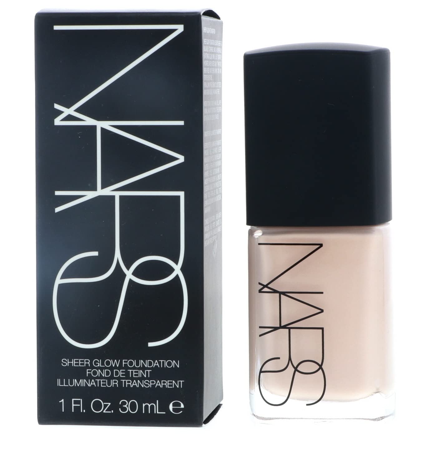 NARS Sheer Glow Foundation - Mont Blanc (Light 2 - Light w/Pink Undertone) 30ml/1oz
