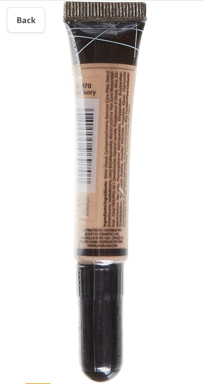 LA Girl Pro High Definition Concealer 1, GC 970 Light Ivory, 16 Ounce