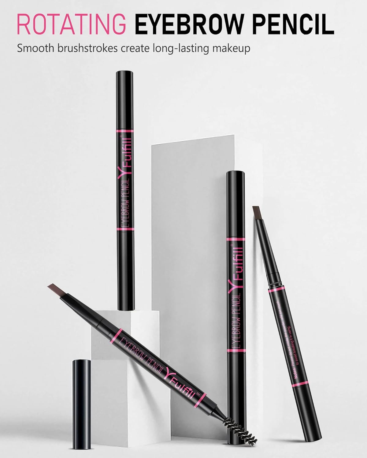 Eyebrow Pencils for Women - Waterproof, Dark Brown