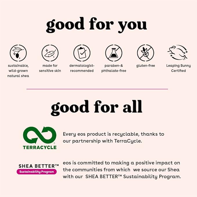 eos Sunset Sips Lip Butter Tube- Pink Lemonade, 24-Hour Moisture, Overnight Lip Mask, Lip Care Products, 0.35 fl oz (Pack of 2)