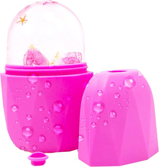 Ice Facial Cube Facial Beauty Ice Roller Skin Care Tools Ice Roller for Face and Eye Silicone Ice Mold for Face Beauty Ice Face Roller