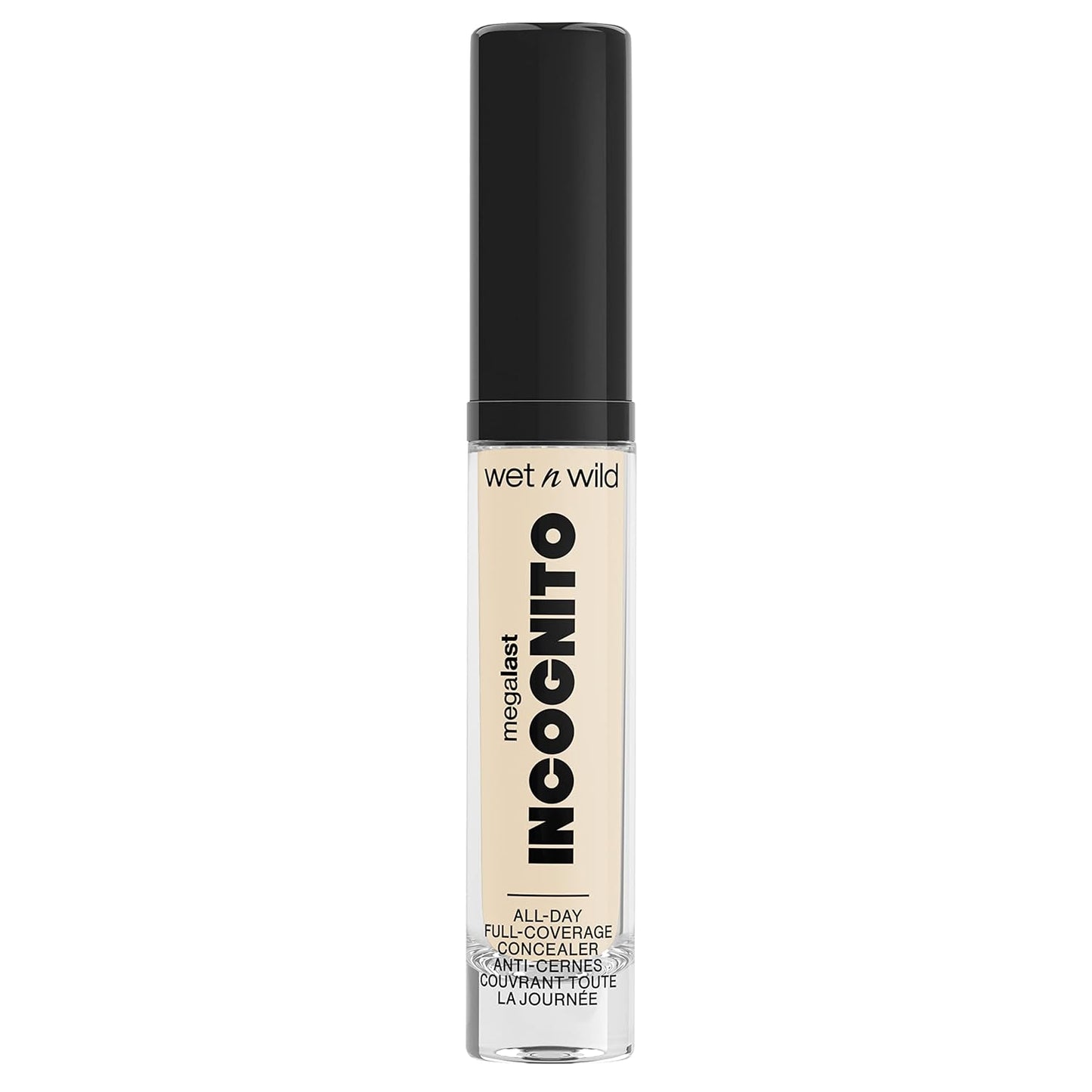 wet n wild Mega Last Incognito AllDay Full Coverage Concealer, Fair, 0.18 Ounce