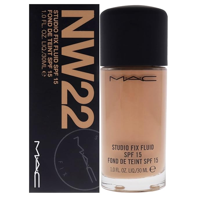 MAC Studio Fix Fluid SPF15 NW22, 1.0582 Ounce (M6JC28)
