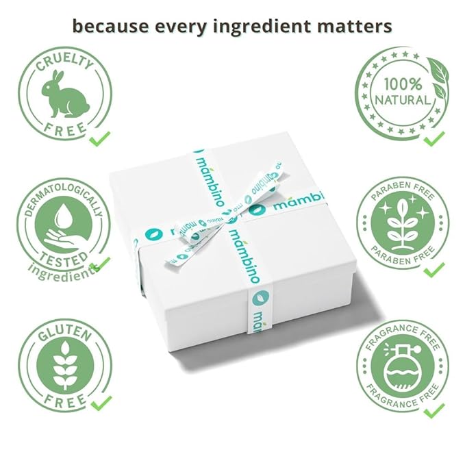 First Trimester Set – All Natural Skincare Pregnancy Gift Box – Anti-stretch mark Belly Oil, Rose Facial Mist, Youth Glow Face Serum, Lip Balm - Mambino Organics