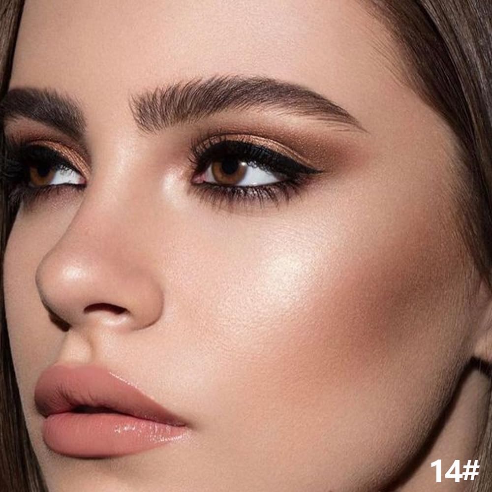 Mocha Shimmer Cream Eye Shadow Stick Makeup for Women, Mocha Shimmer Matte Eye Shadow Brightener Stick for Eyes, Long-lasting Waterproof Eyeshadow Pencil Applicator Blendable for Eye Highlight 14