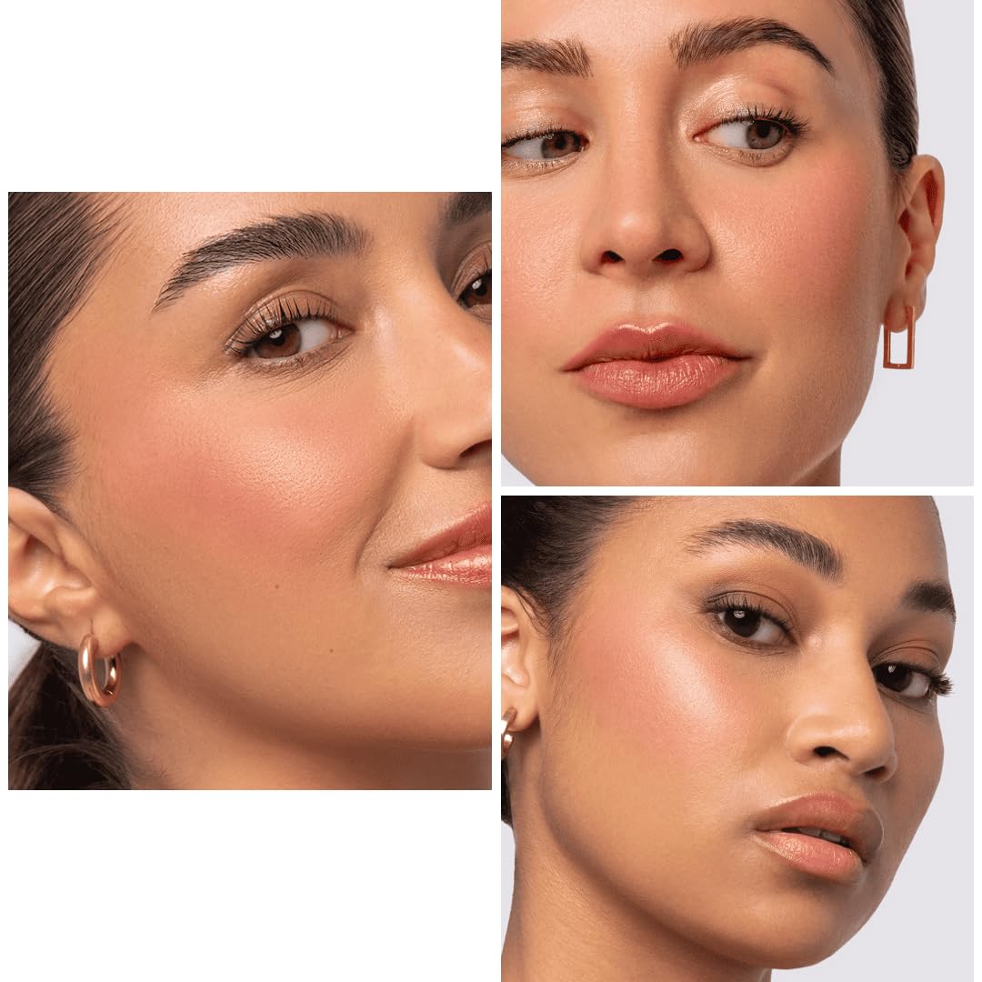 Makeup Powder Blusher - "Loveless" - 4g / 0.141 oz - Full Coverage, Natural Blush - Soft, Buildable Pink, Coral, Peach & Golden Hues - Matte & Shimmering Shades Gives Cheeks a Radiant Glow