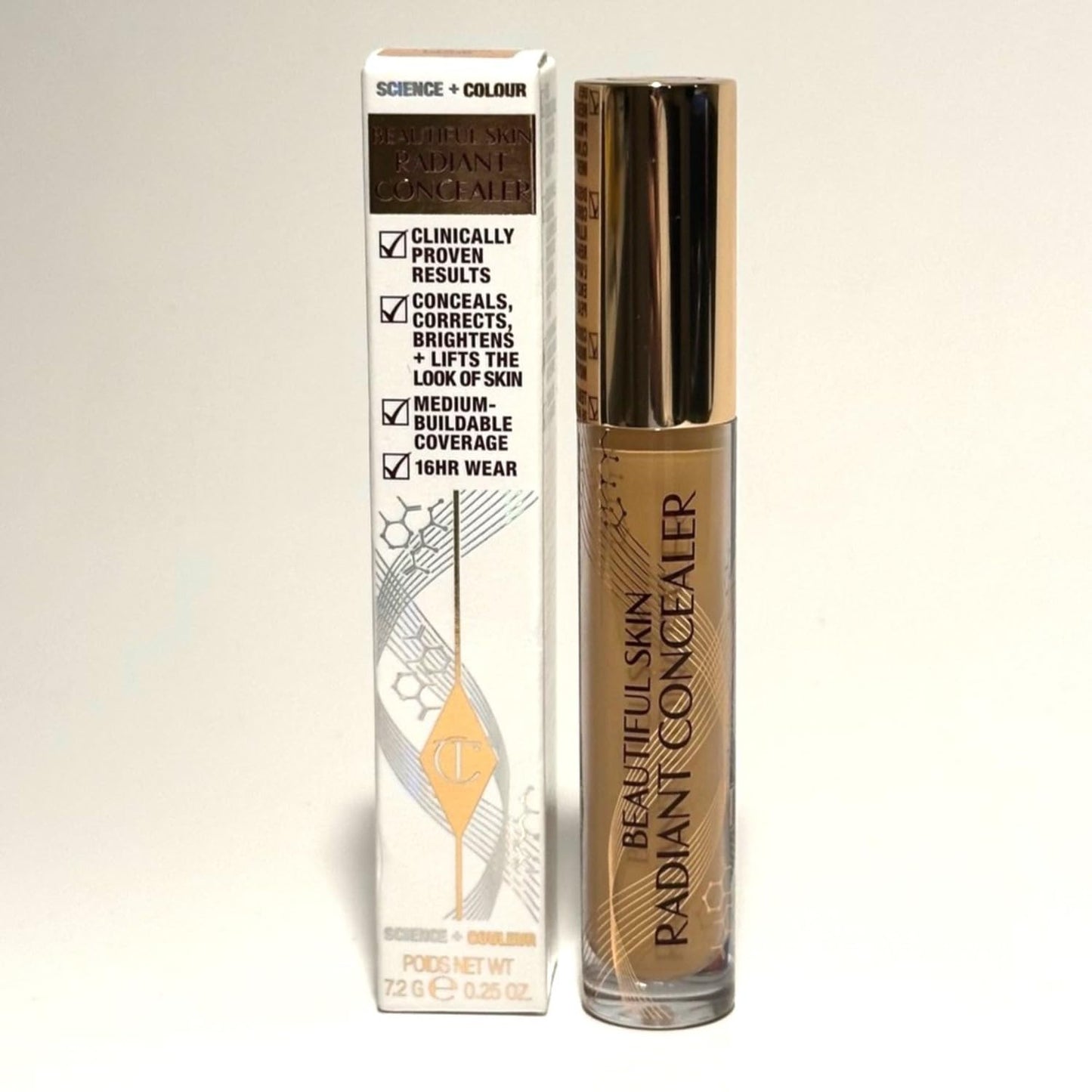 Charlotte Tilbury Beautiful Skin Radiant Concealer 11.75 Tan 0.25oz/7.2g